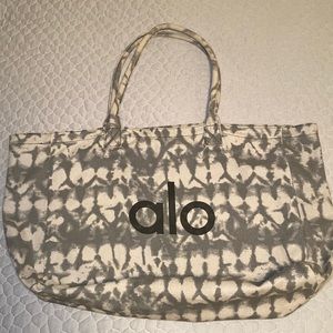 ALO YOGA canvas tote bag/carryall
